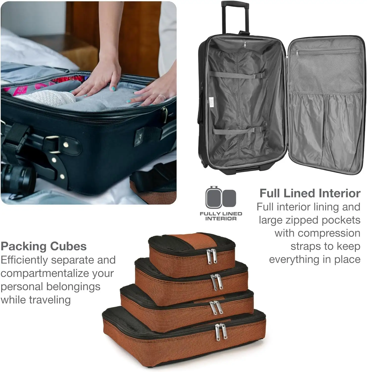 Travel Select Amsterdam Expandable Rolling Upright Luggage, Orange, 4-Piece Set - 81p6gLUwE4L._AC_SL1500_